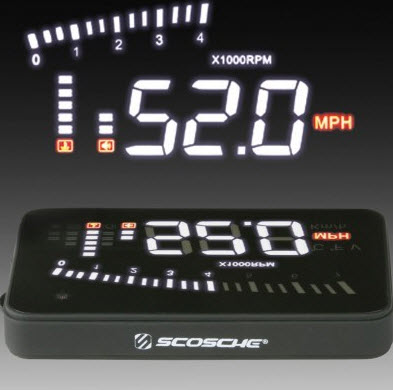HeadsUp™ OBDII Add-on LED Display from Scosche