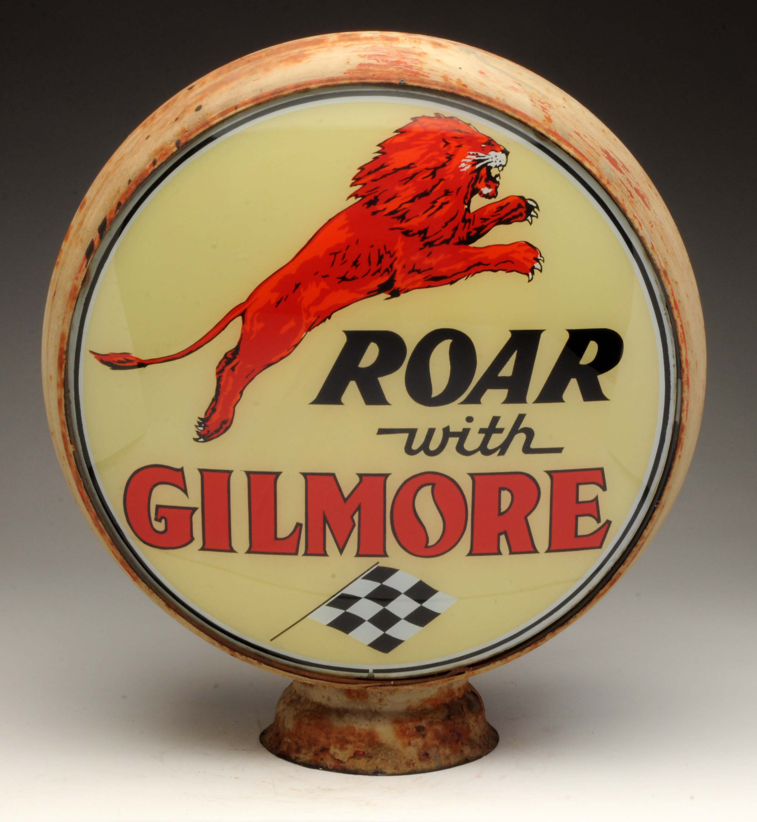 Lot #192	Roar with Gilmore Single Globe Lens, estimated at $8,000- $12,000.