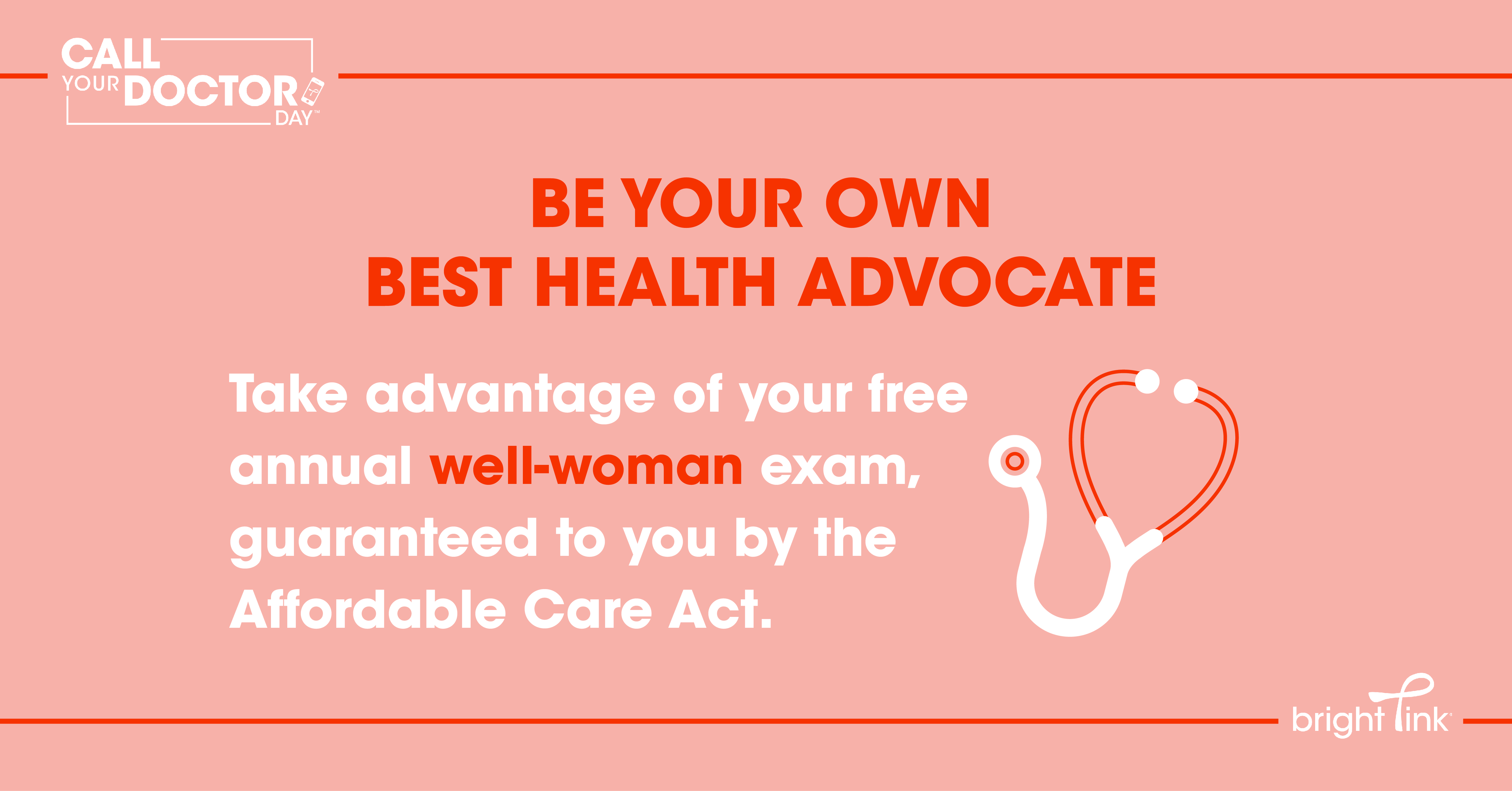 Bright Pink wants you to be your own best health advocate on National Call Your Doctor Day