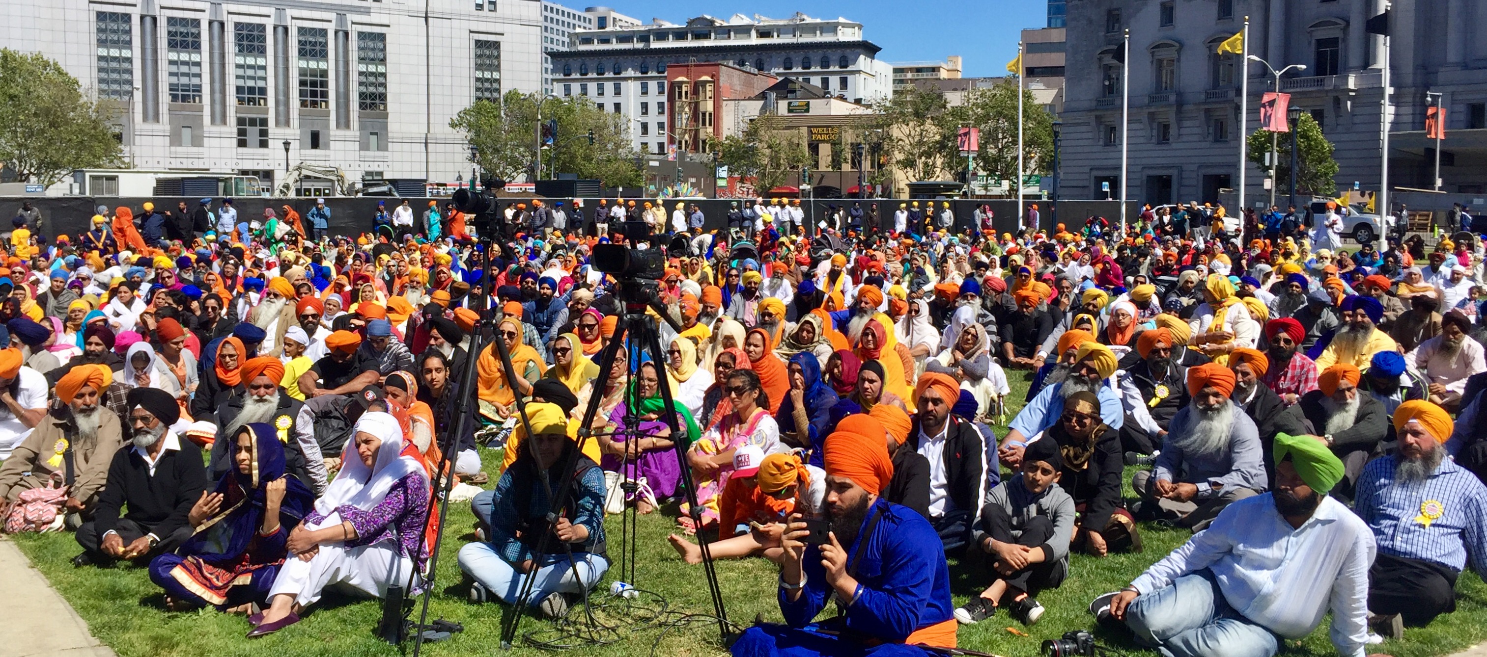 Sikh gathered in San Francisco