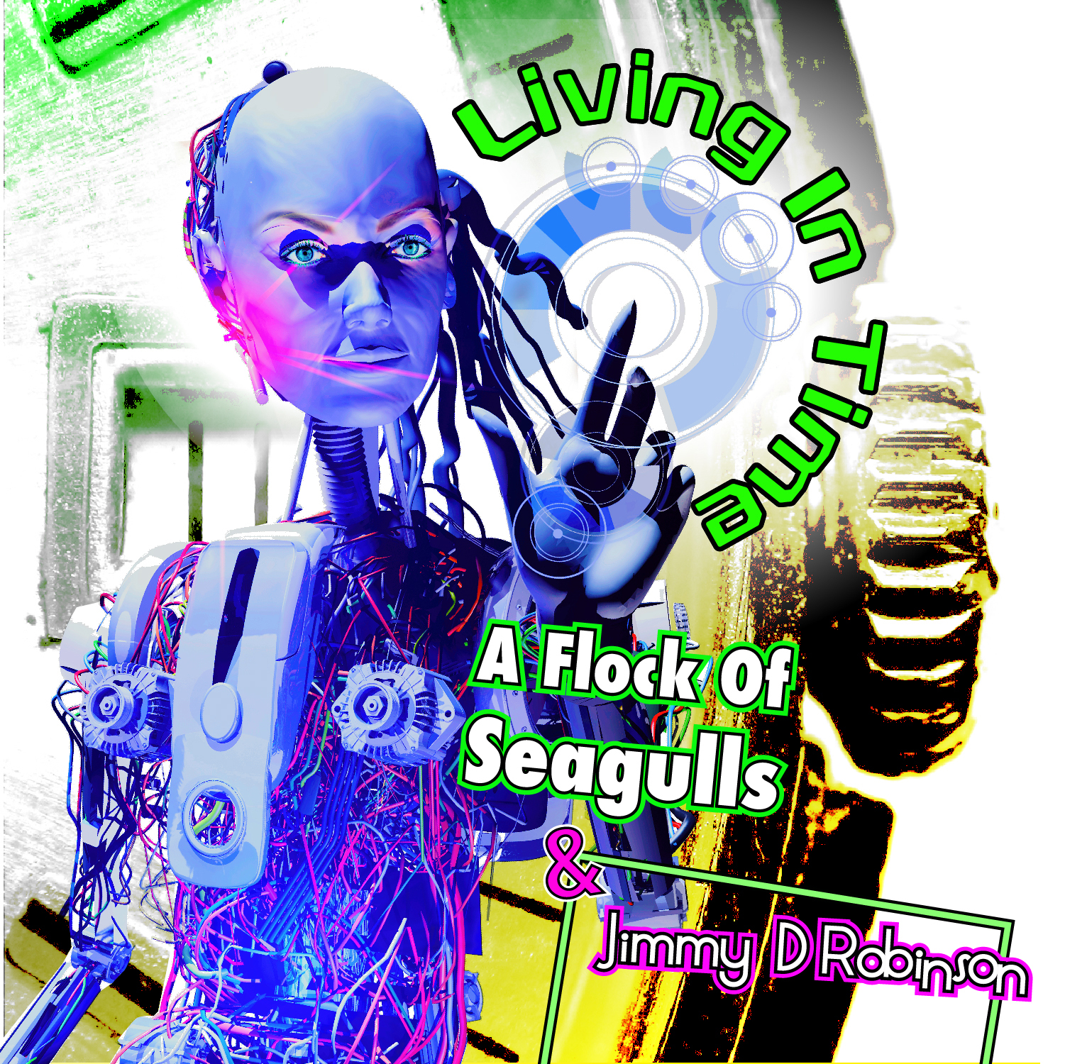 Living In Time CD - A Flock of Seagulls & Jimmy D Robinson