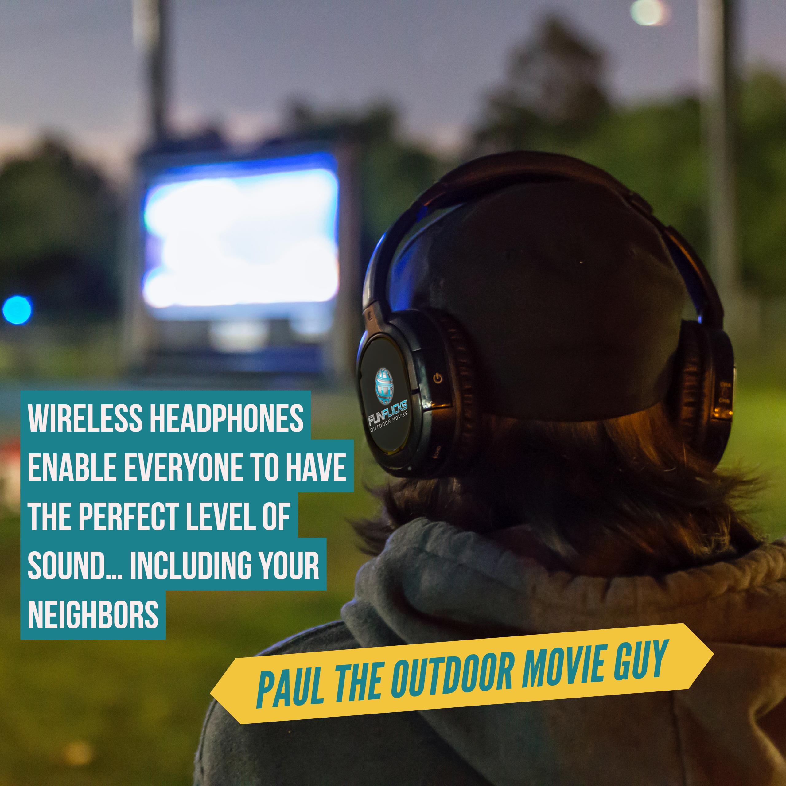 Wireless Headphone Parties are Now Available at FunFlicks Outdoor ...