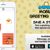 Garfield Animated Cards from Apple iMessage