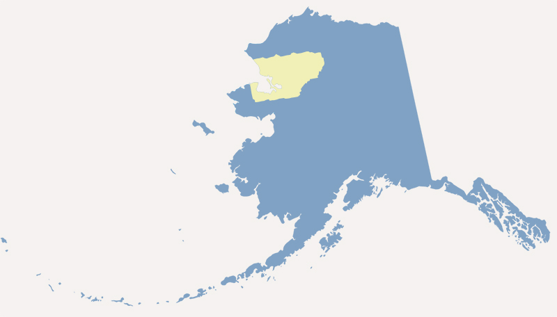 Kotzebue is the hub of 11 Native Alaskan villages in Alaska's Northwest Arctic Borough, 26 miles north of the Arctic Circle.