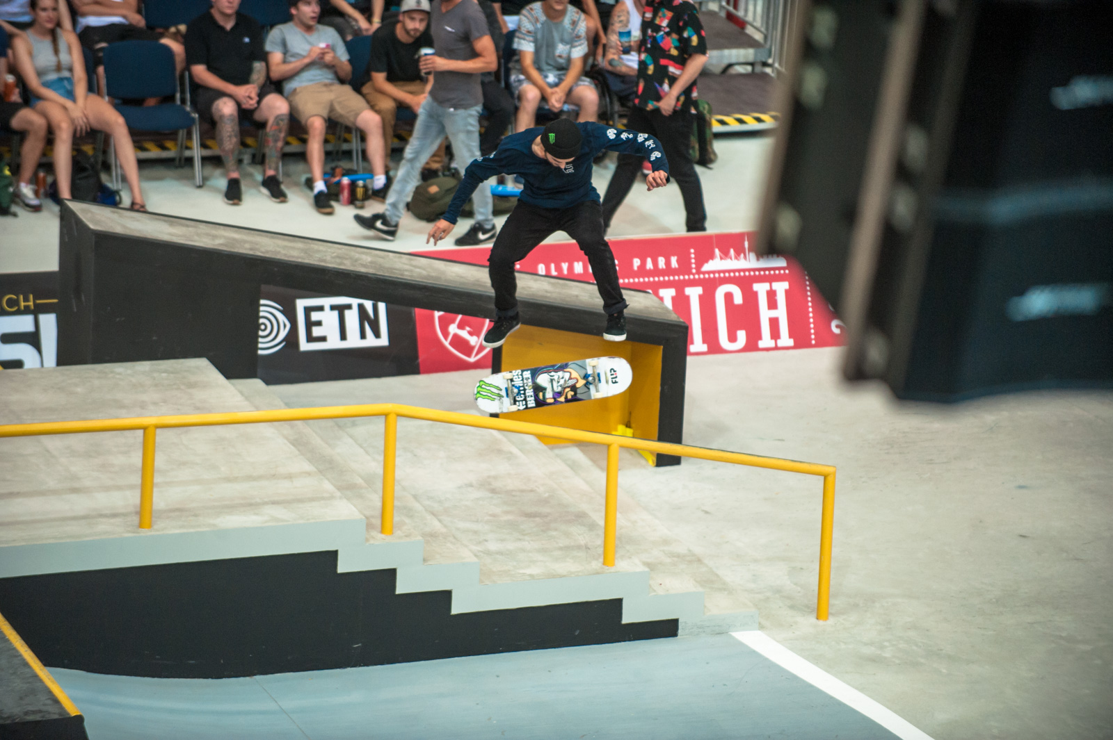 Monster Energy's Matt Berger at Street League Skateboarding Nike SB World Tour Munich