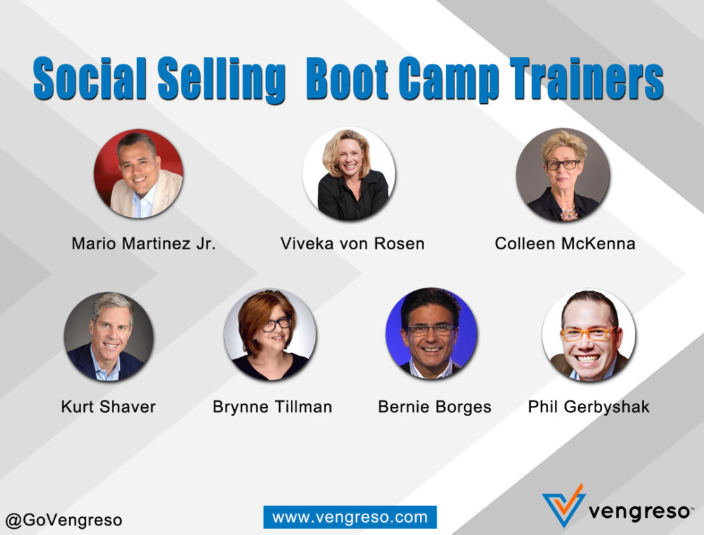 Vengreso Founders Delivering Training at Social Selling Virtual Boot Camp
