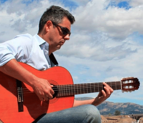 Jazz fusion guitarist Marc Antoine performs with Alex Bugnon July 22 in the Jazz in the Vines concert series at Jamesport Vineyards.