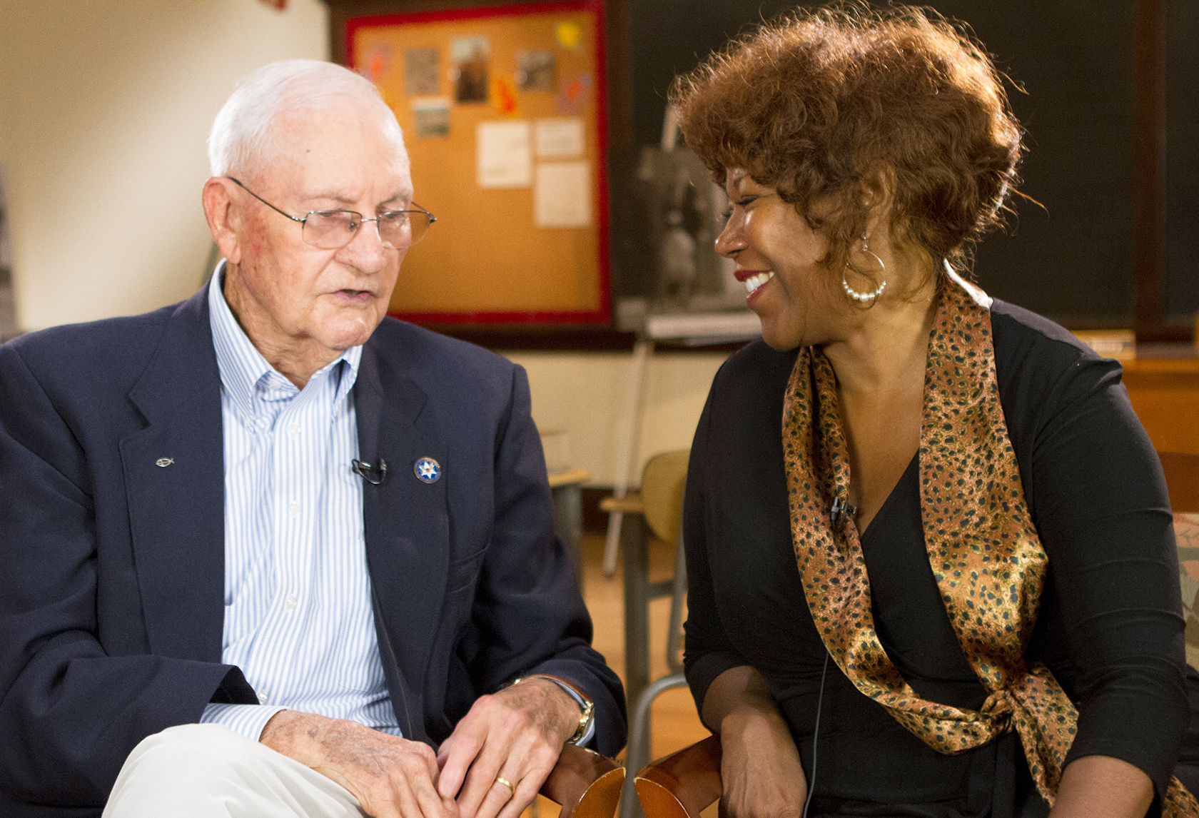 Charles Burks and Ruby Bridges talk about what it was like before integration.