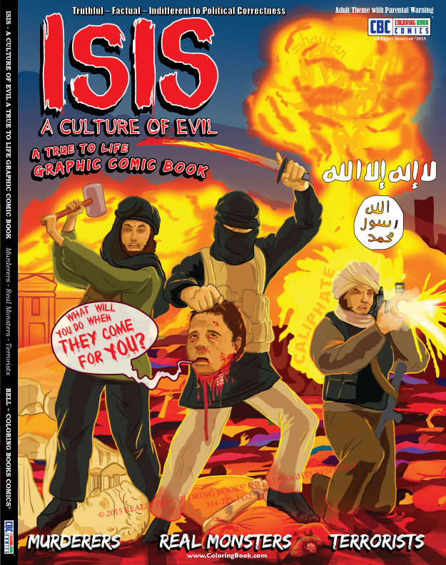 Anti-ISIS Comic Coloring Book