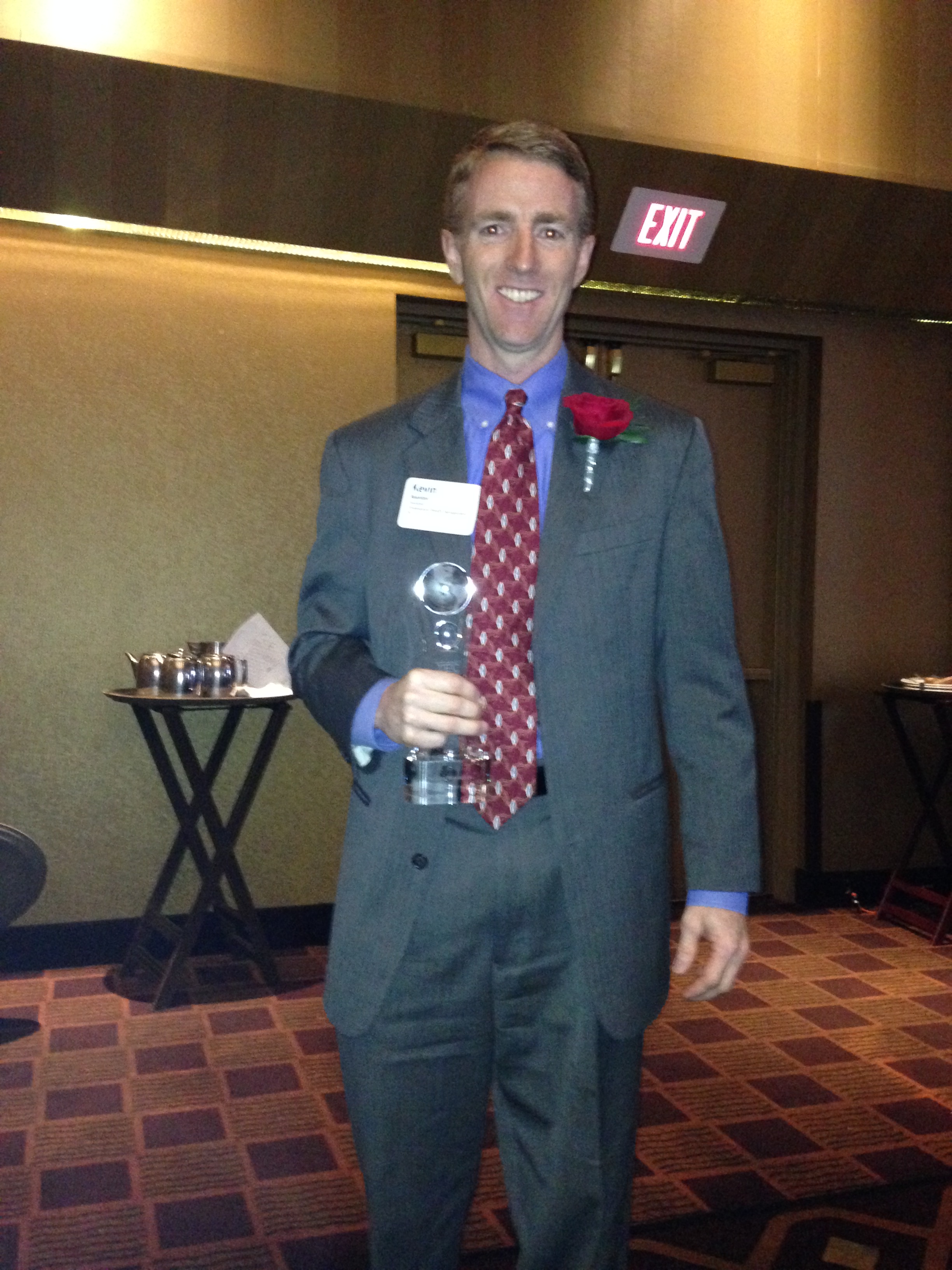 Kevin Reardon Receives Inspirational Leadership of the Year Award