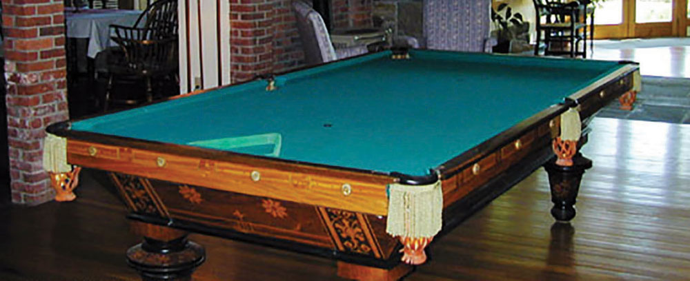 19th C. J. E. Came Victorian Pool Table