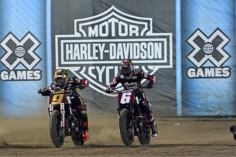Monster Energy's Jared Mees Takes Silver and Brad Baker Takes Bronze in Flat Track at X Games Minneapolis 2017