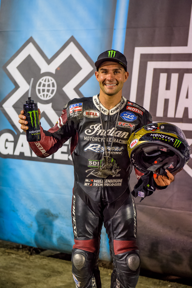 Monster Energy's Jared Mees Takes Silver in Flat Track at X Games Minneapolis 2017