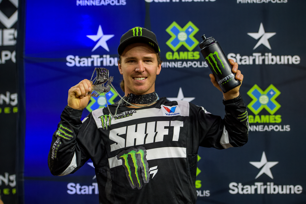 Monster Energy's Jackson Strong Takes Silver in Moto X Best Trick at X Games Minneapolis 2017
