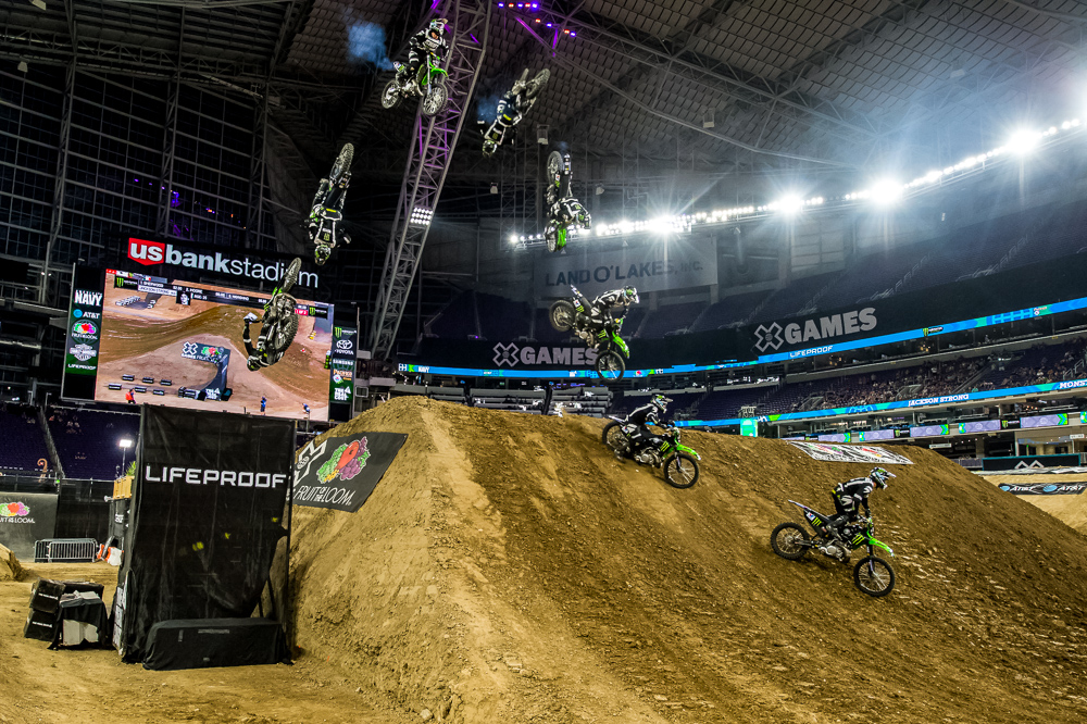 Monster Energy's Jackson Strong Takes Silver in Moto X Best Trick at X Games Minneapolis 2017