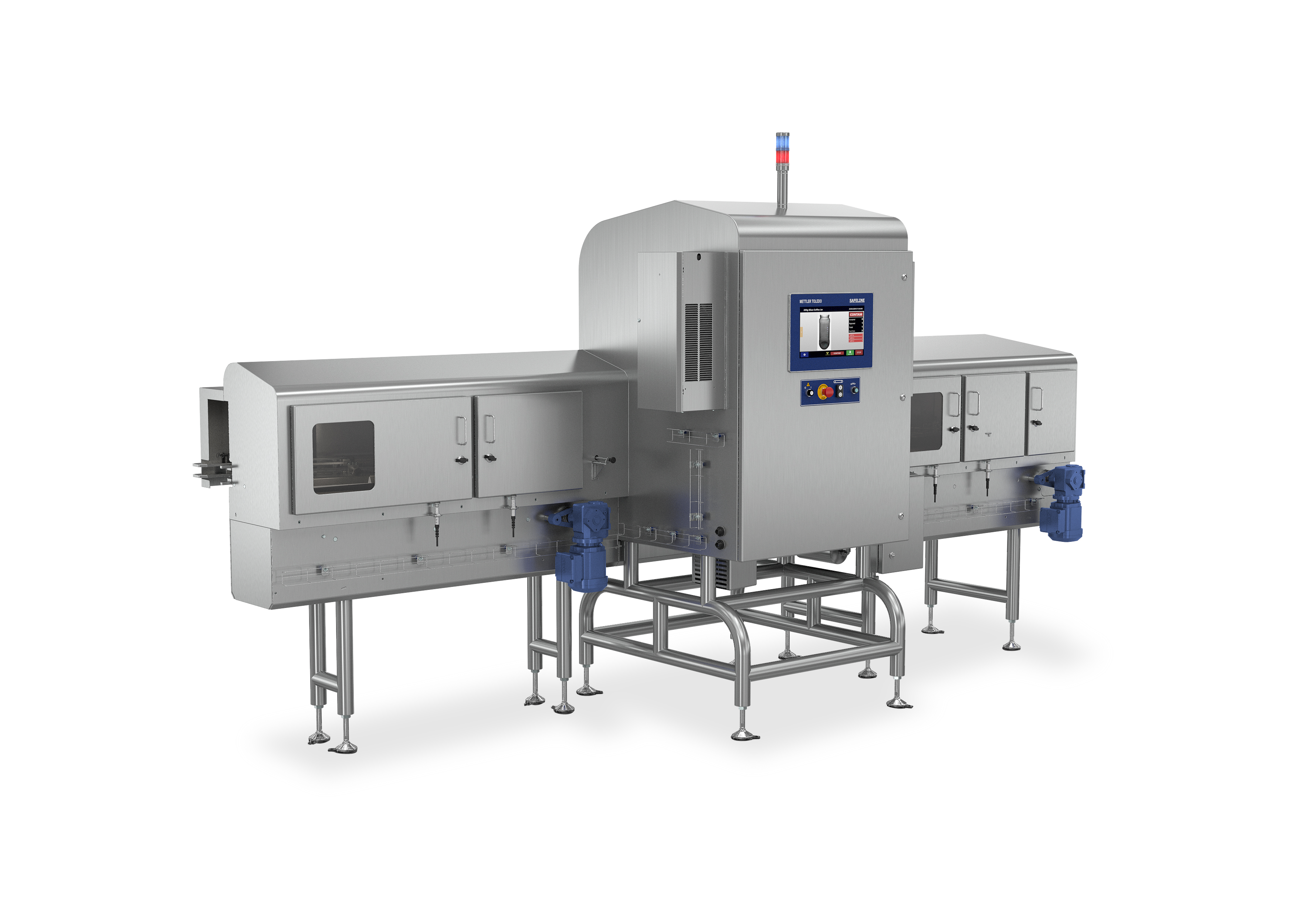 X3750 x-ray inspection system for tall, rigid containers