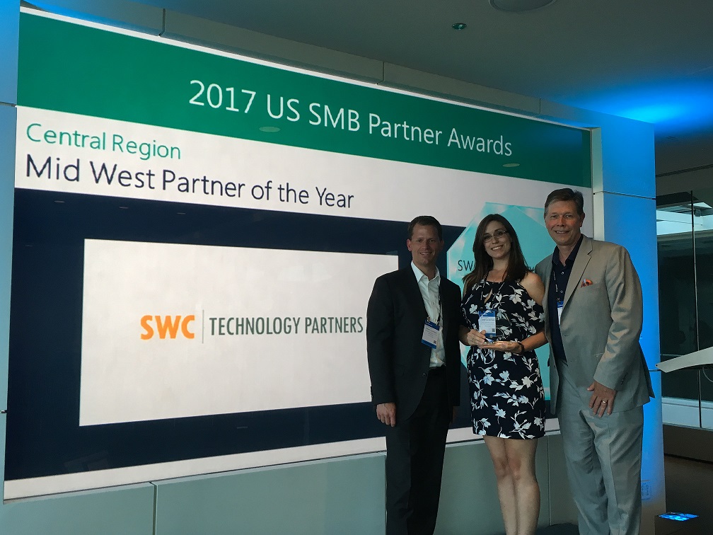 SWC Technology Partners Accepts 2017 Midwest Partner of the Year