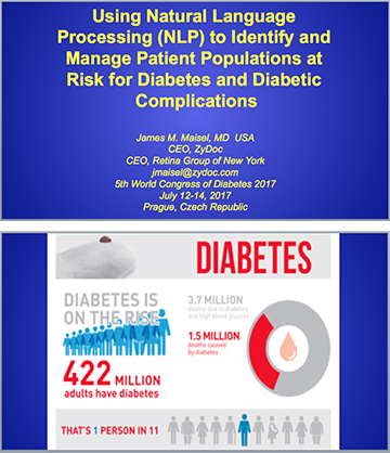 James M. Maisel MD slide presentation for 5th World Congress of Diabetes. The presentation is available at http://rgony.com/ocular-complications-diabetes-mellitus/.