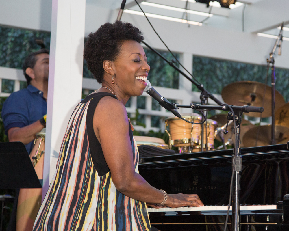 Oleta Adams plays at the Eric Marienthal and Friends Jazz Concert benefiting High Hopes Brain Injury Program. Photo by Sheri Determan.