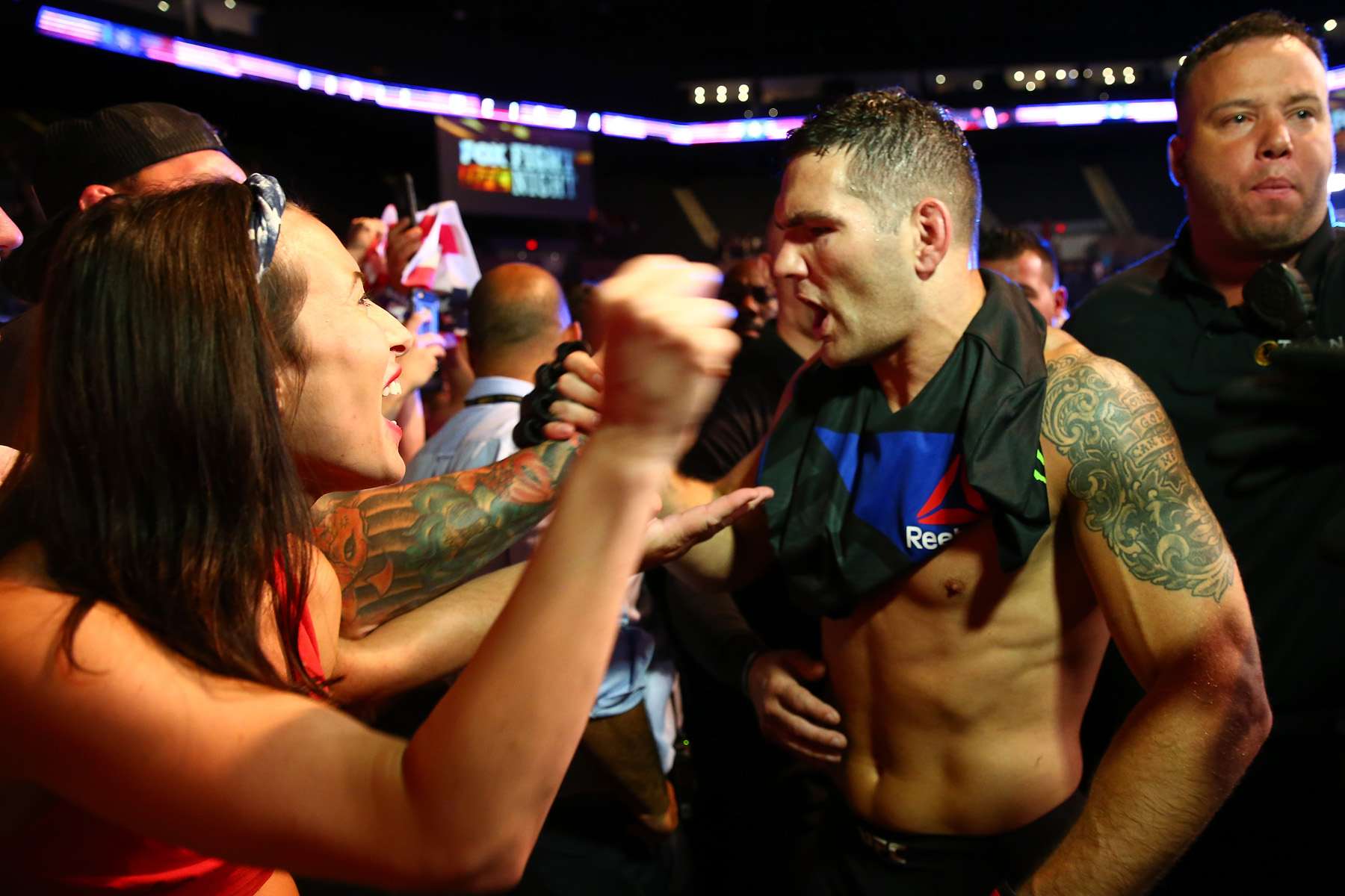 Monster Energy’s Chris ‘The All American’ Weidman Chokes Out Kelvin Gastelum  At UFC on Fox 25