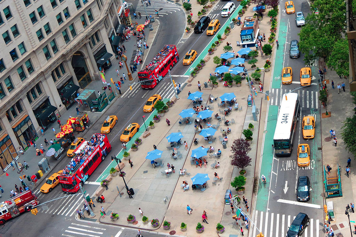 Pedestrian Plaza NYC