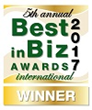 Best in Biz Awards 2017 International gold winner logo