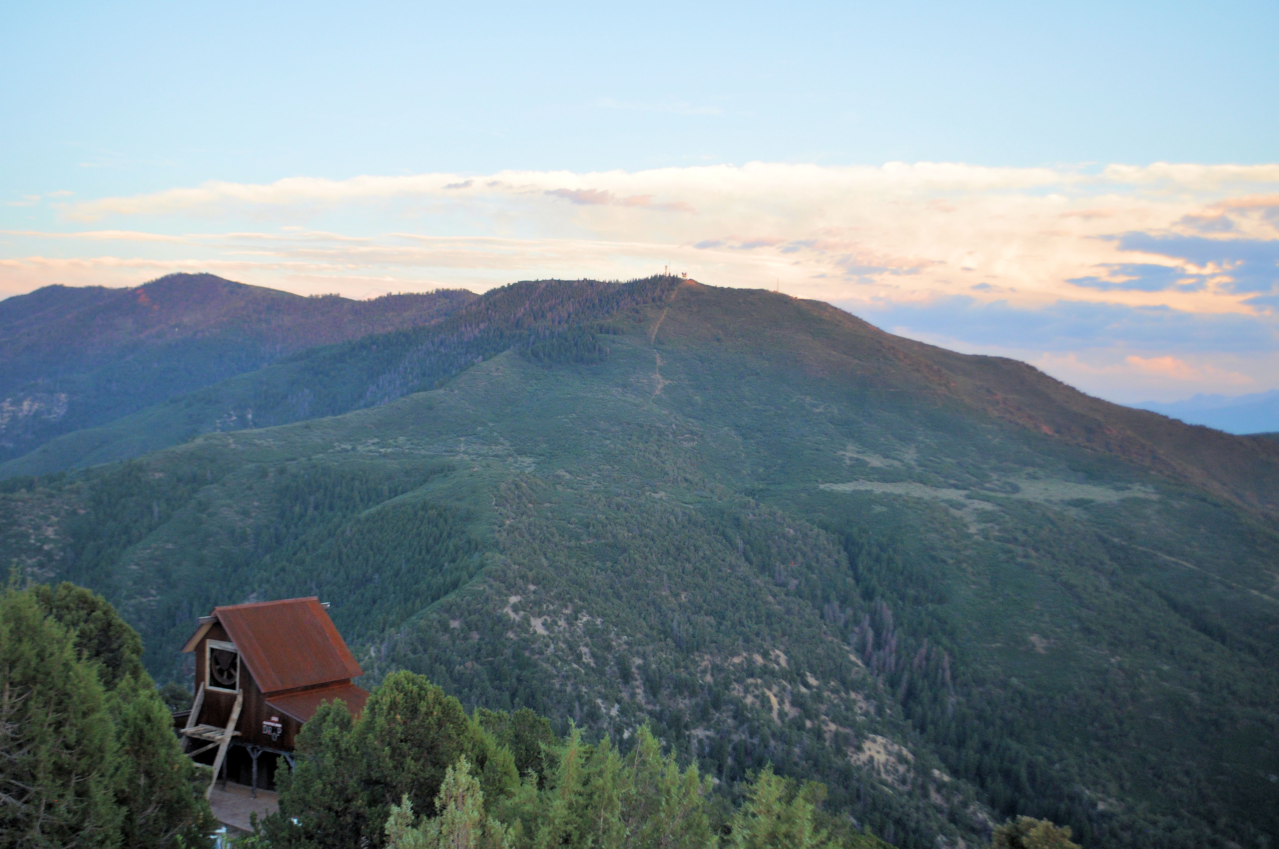 The Haunted Mine Drop is nestled on top of Iron Mountain overlooking Glenwood Springs, Colorado.