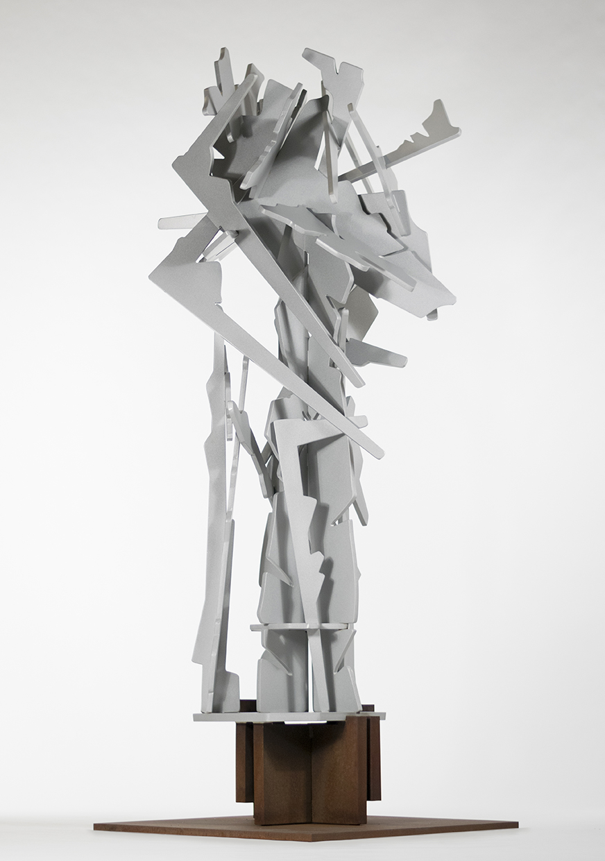 Albert Paley - Evanesce, 2004, weathering steel, 113 x 42 x 42 inches