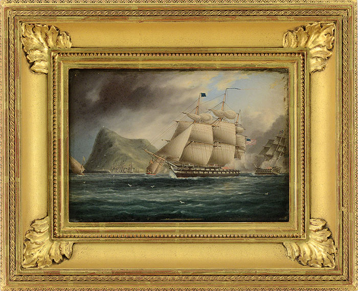 Buttersworth’s Saluting Off Gibraltar, estimated at $15,000-25,000.