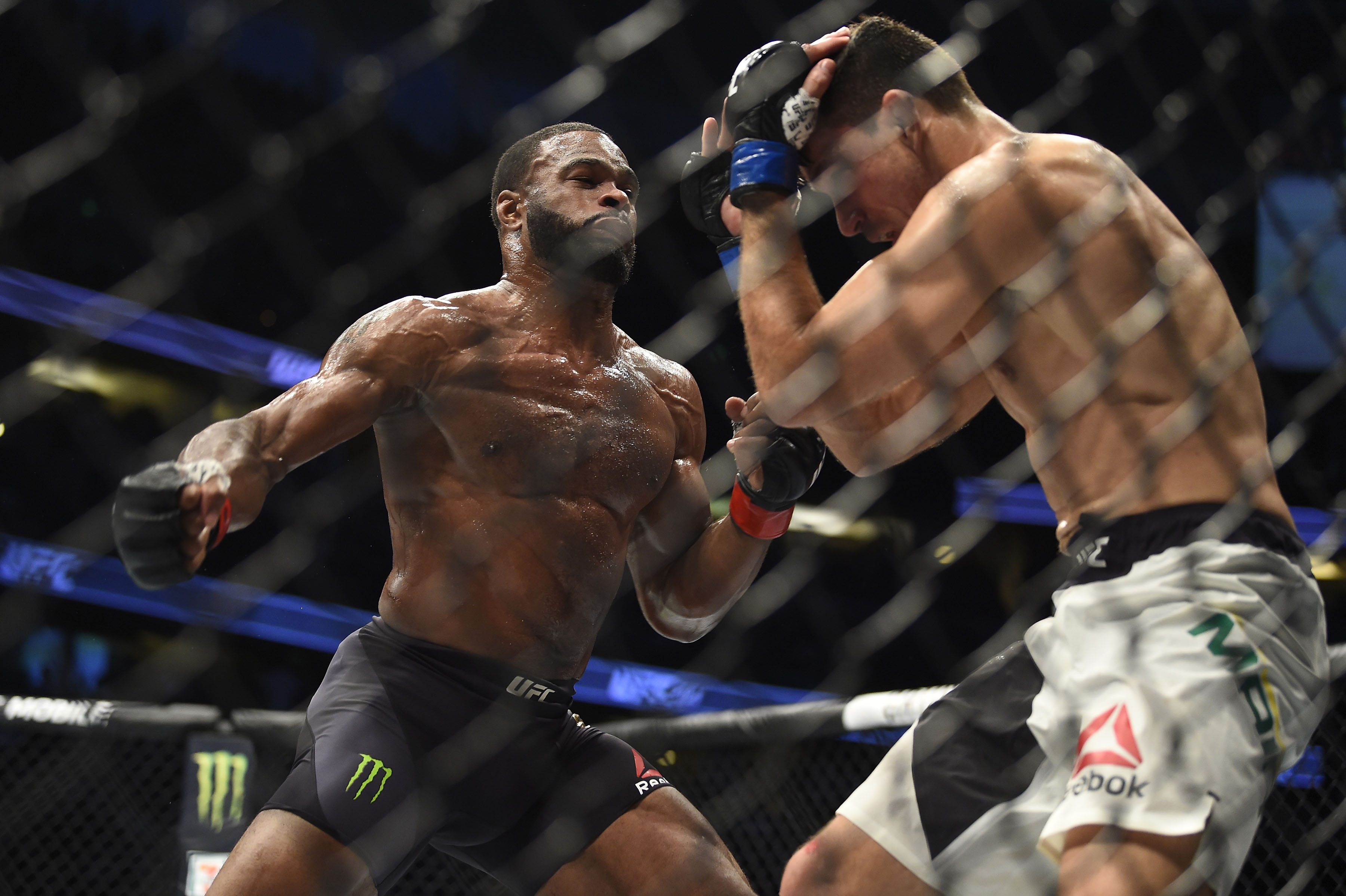 Monster Energy's Tyron 'The Chosen One' Woodley Wins Retains Welterweight Title