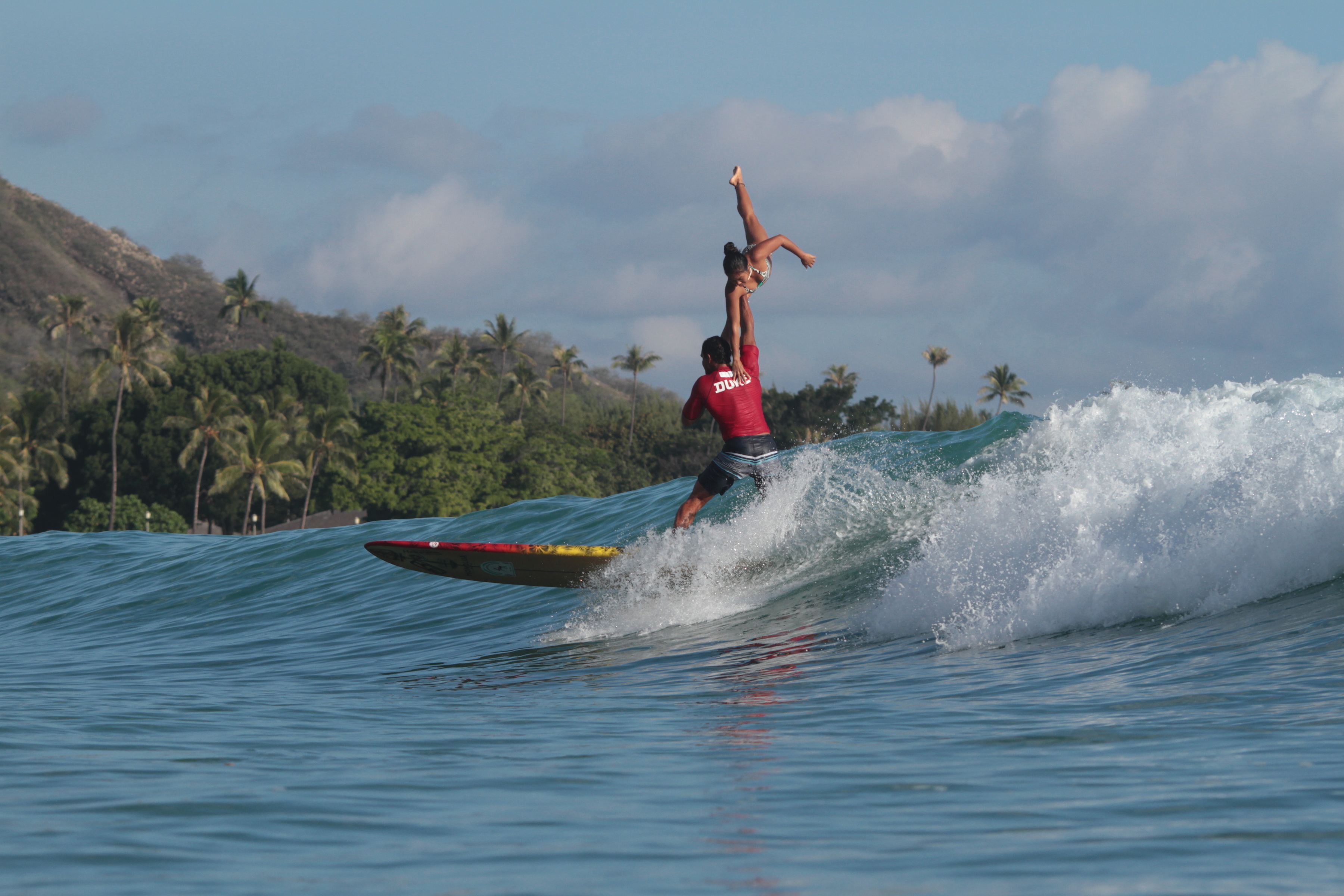 Participants at 2016 Duke's OceanFest-Tandem Surfing