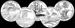 2018 America the Beautiful Quarters Program Coin Designs