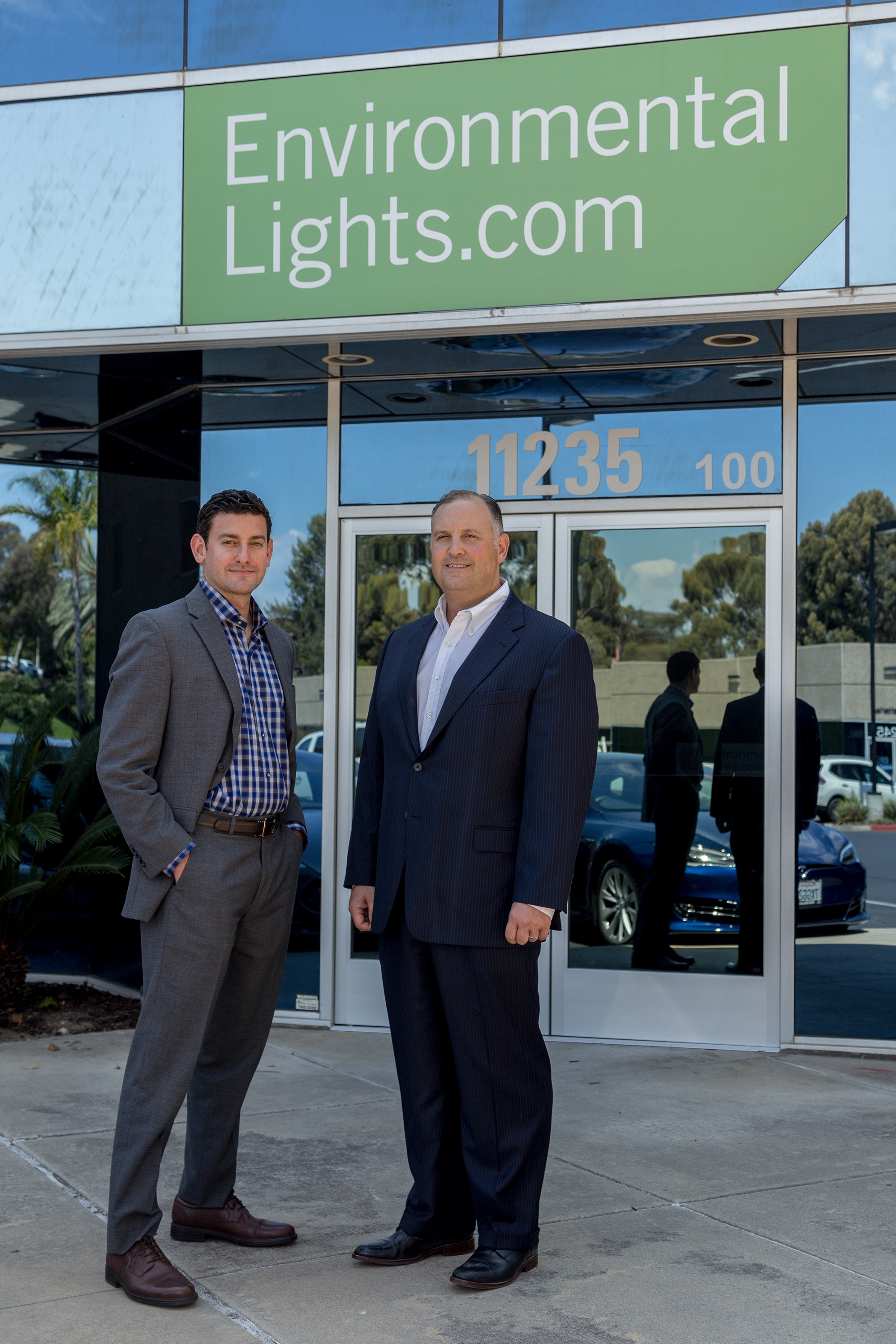 Jordan Brooks, President, and Jamison Day, CEO of Environmental Lights