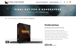 ProScratches - Pixel Film Studios Plugins - FCPX Effects