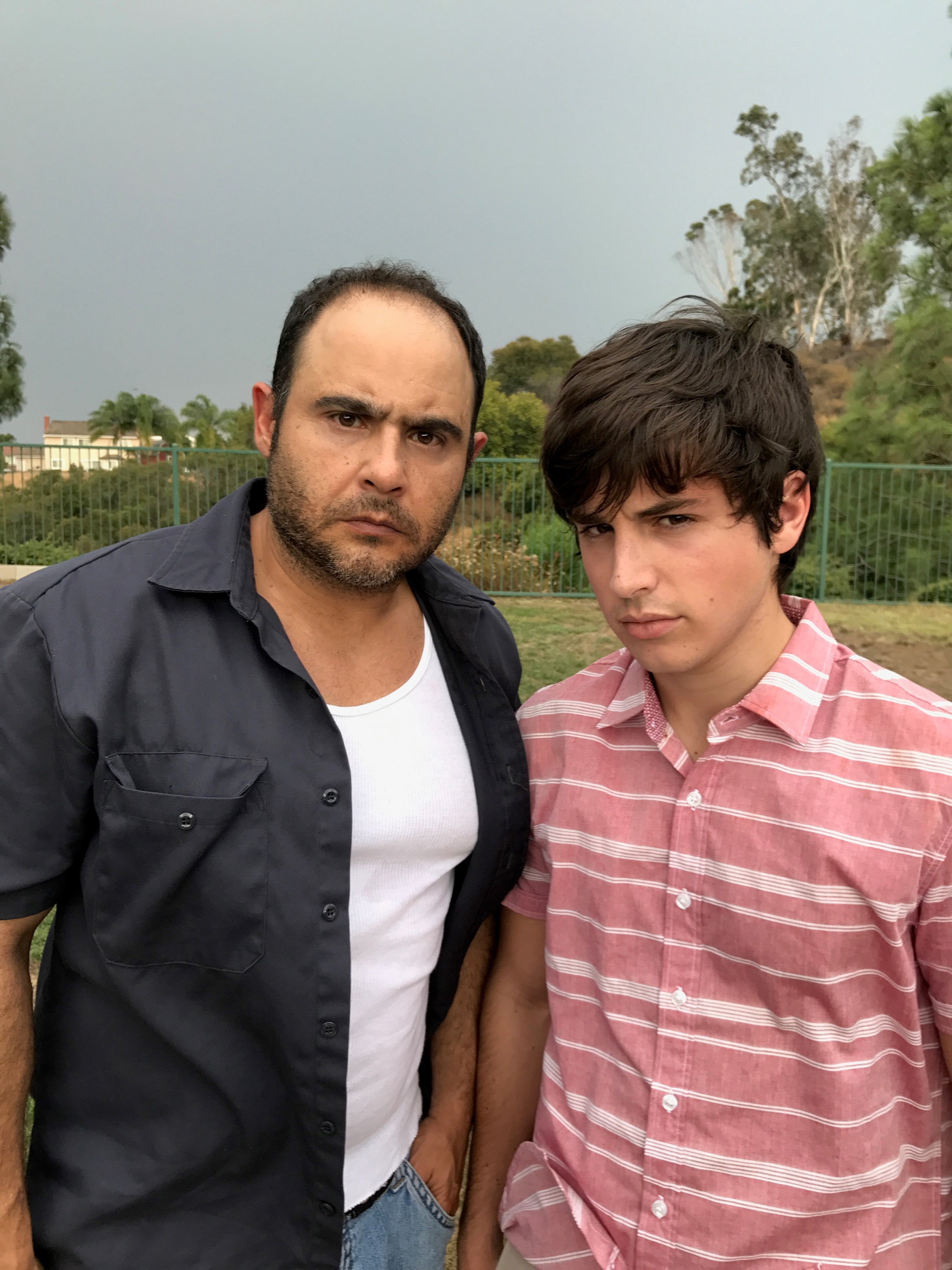 Behind the Scenes of "When It Rings" MANN ALFONSO ("Sam Garland") and GONZALO MARTIN ("Zach Garland")
