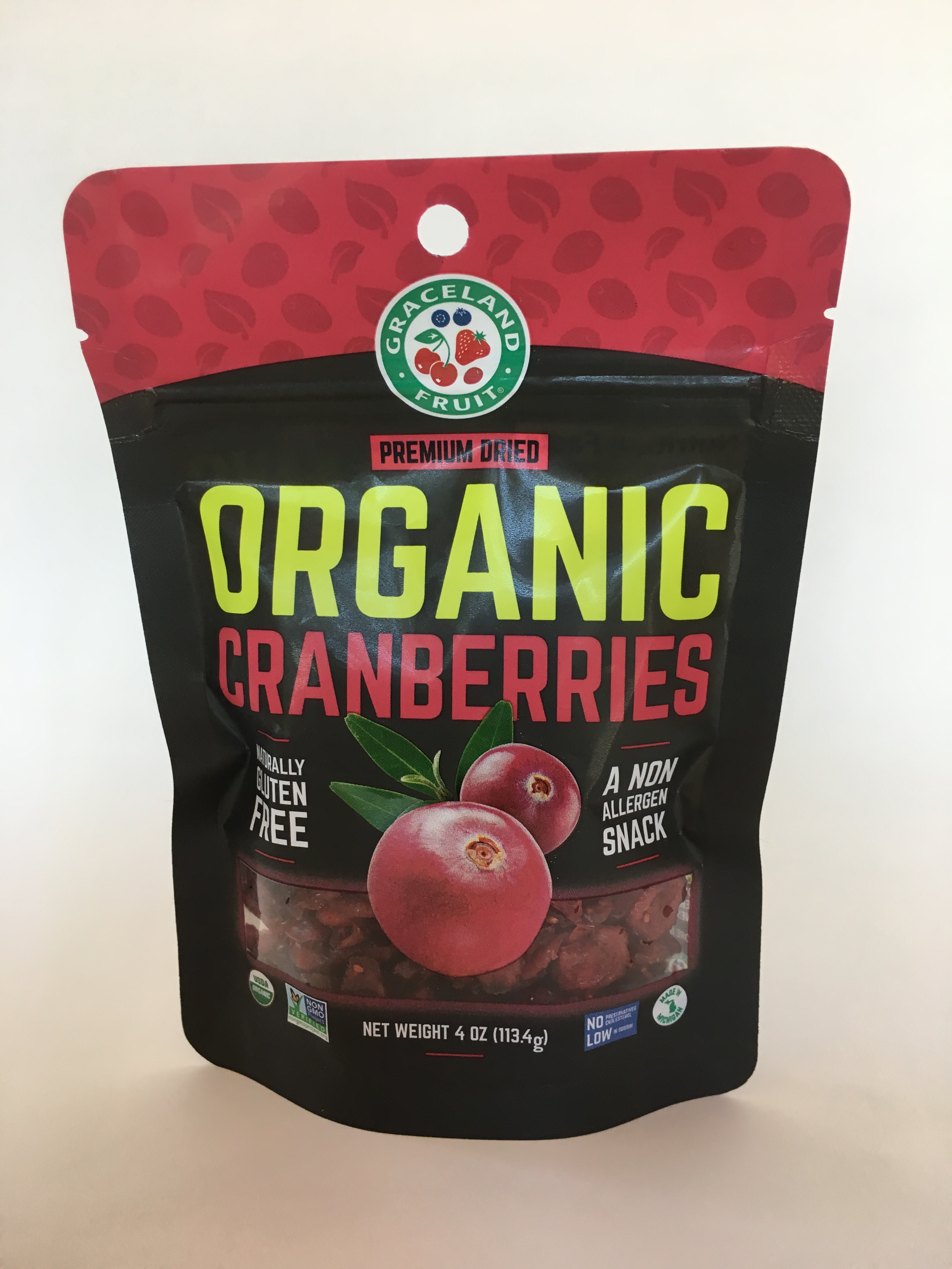 Graceland Fruit Organic Dried Cranberries