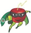 Meet "Super Cherry" a super-fruit super hero from Graceland Fruit