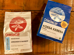 New coffee bags from Crimson Cup Coffee & Tea