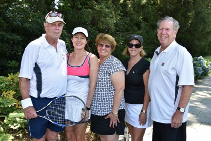 Family members of Bill Tully Sr., a long time and faithful supporter of Calvary Golf & Tennis outing. Although Bill passed away in 2016, his family still continues to support this event.