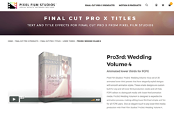 Pro3rd Wedding Volume 4 - Final Cut Pro X Effects - Pixel Plugins