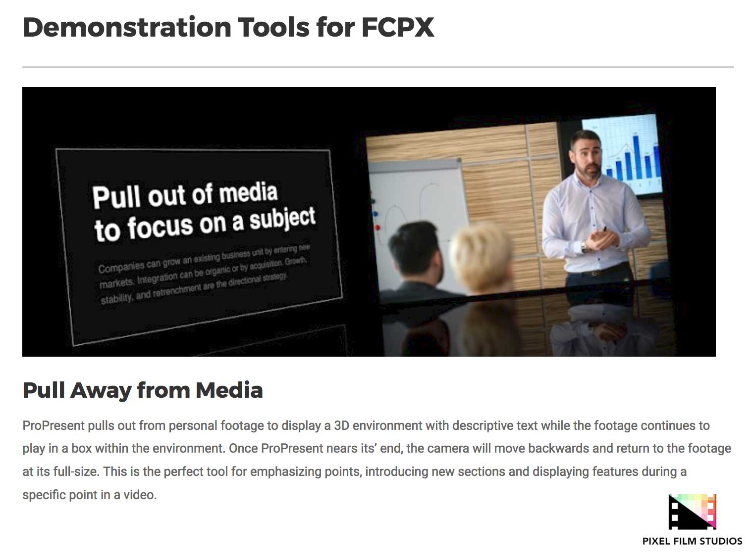ProPresent - FCPX Effects - Pixel FIlm Studios