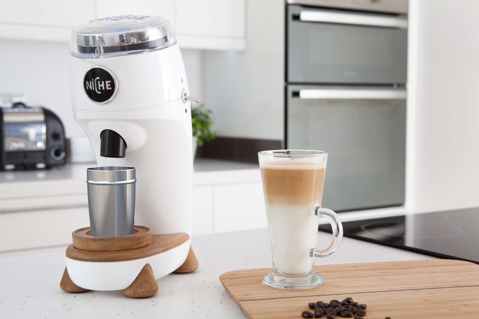 The Niche Zero Coffee Grinder looks stylish in any kitchen.