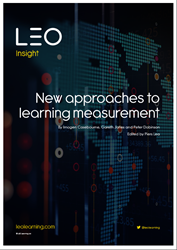 The LEO Learning insight 'New approaches to learning measurement' is now available as a free download on the leolearning.com Resources page