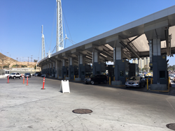 US/Mexico border crossing at San Ysidro, CA