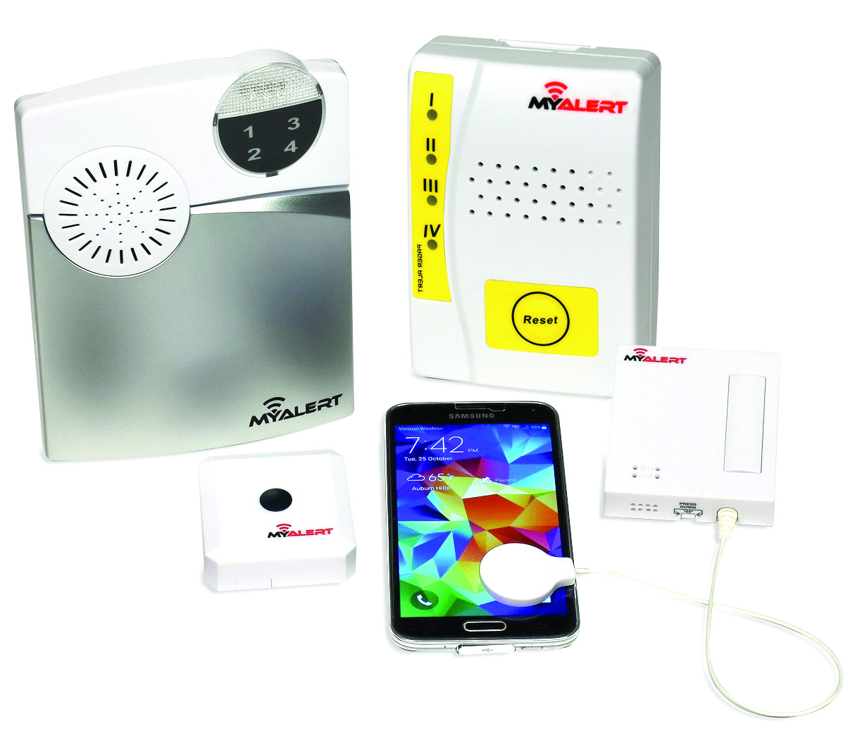 MyAlert alerting system for deaf and hard of hearing