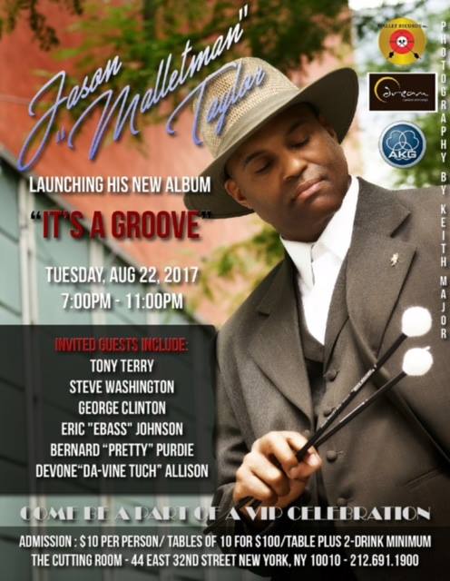 Tickets are available for “It’s A Groove” pre-release party on Tuesday, August 22, 2017 at The Cutting Room, New York City at http://tickets.thecuttingroomnyc.com/event/1533392.