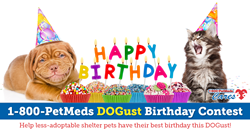 2017 1-800-PetMeds Cares DOGust Birthday Contest