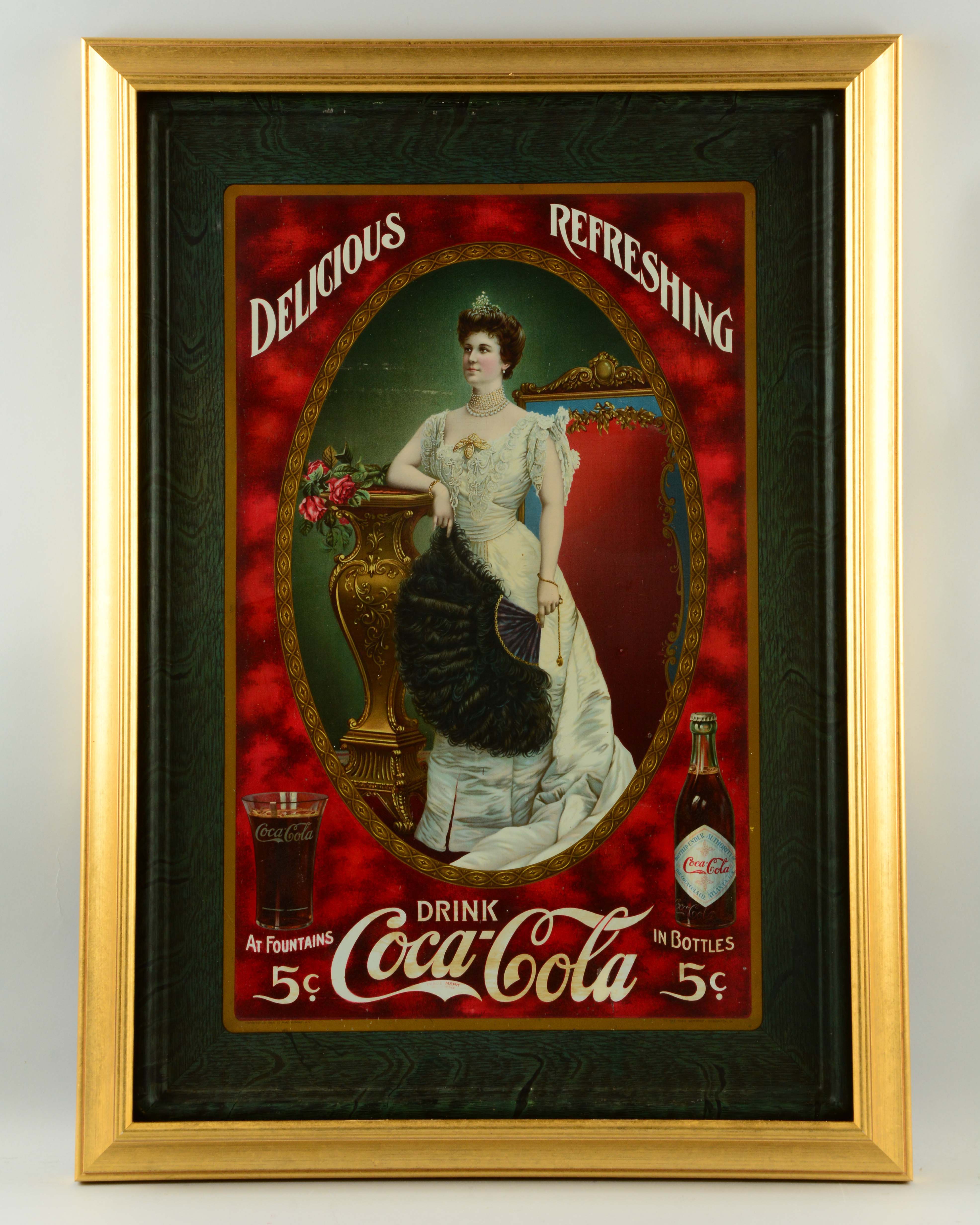 1905 Coca-Cola Tin Sign, estimated at $7,500-15,000.