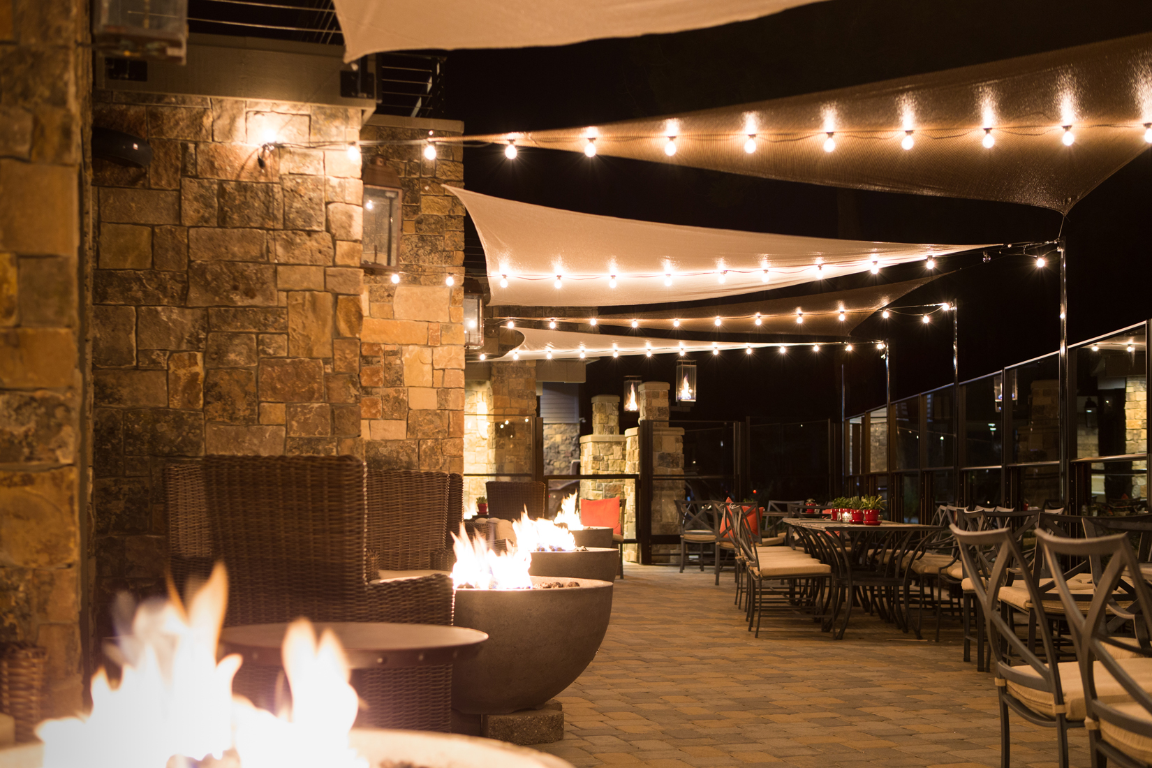 “Hotel tell-all” website Oyster praised The Landing Resort & Spa’s Jimmy’s restaurant deck with fire pits as one of many ways the boutique luxury hotel takes advantage of its prime Lake Tahoe setting.