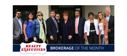 Representing part of the Realty Executives Edge team, pictured from left to right: Jaibu Joseph, Debora Patterson, Jan Henderson, Nelson Mathew (Broker of Record), Rebecca Puckett, Laurie Hasson, Amarjith Furmah, Gloria Shoon, Lindsay Palo, and Noel Myers.